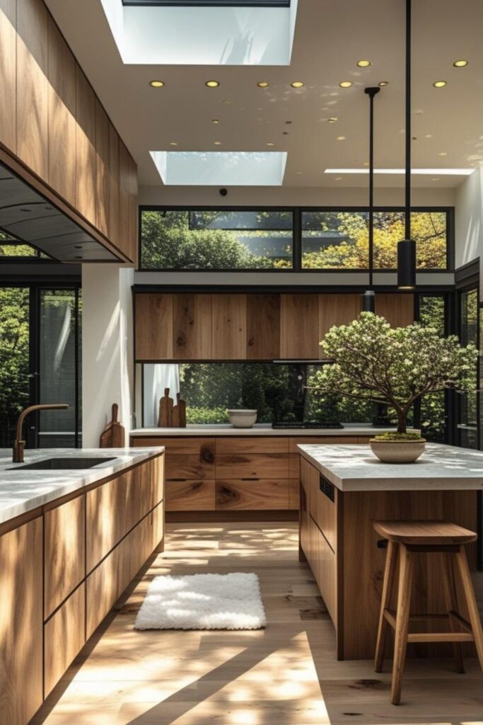 Japandi Taupe Natural Ash With Matte Black Accents