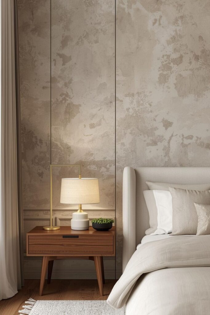 Bedroom Wall Ideas Luxury Soft Beige Textured Plaster for Warm Minimal Style