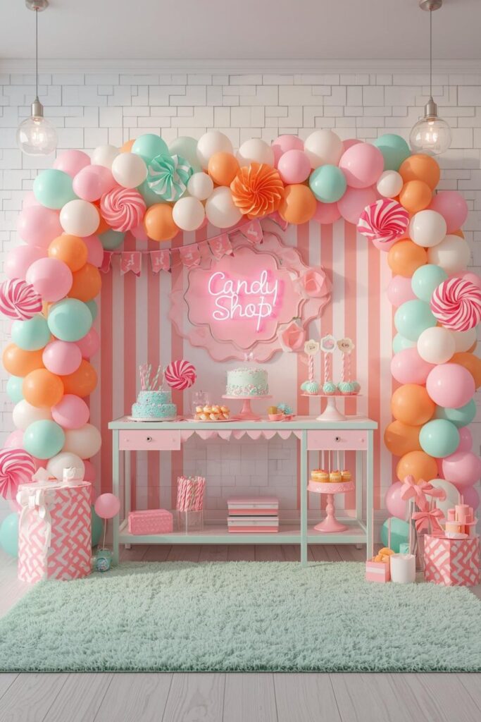 Candyland Sweet Shop Party With Boutique Dessert Styling