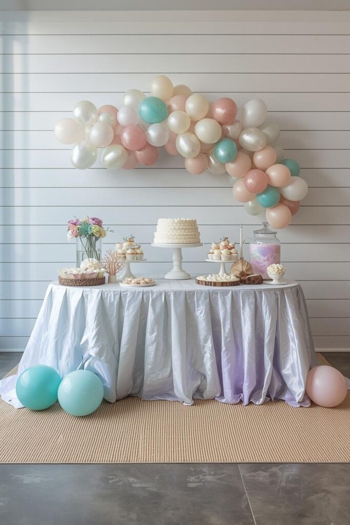 Mermaid Lagoon Party With Shimmering Coastal Styling