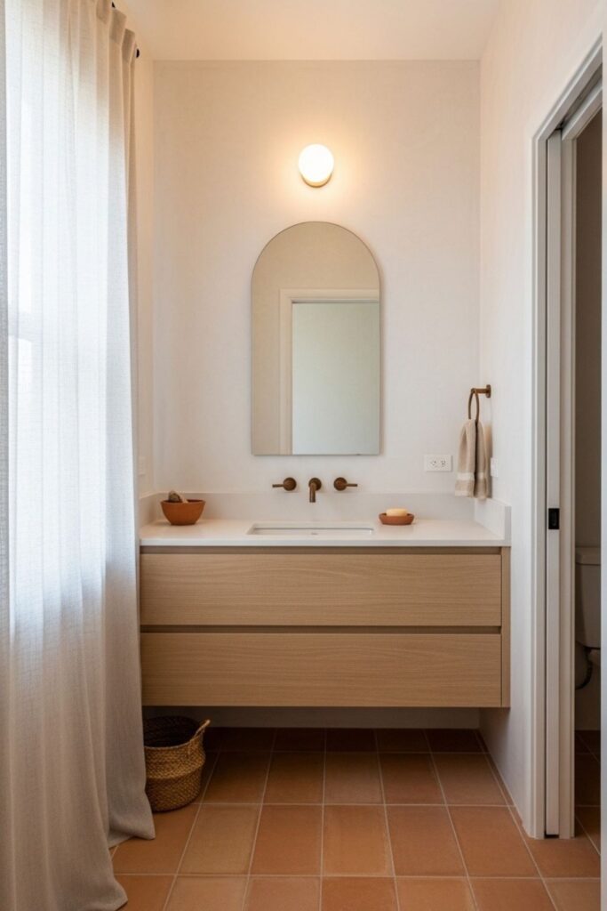 Sun-Warmed Terracotta Look Tile for Mediterranean Comfort